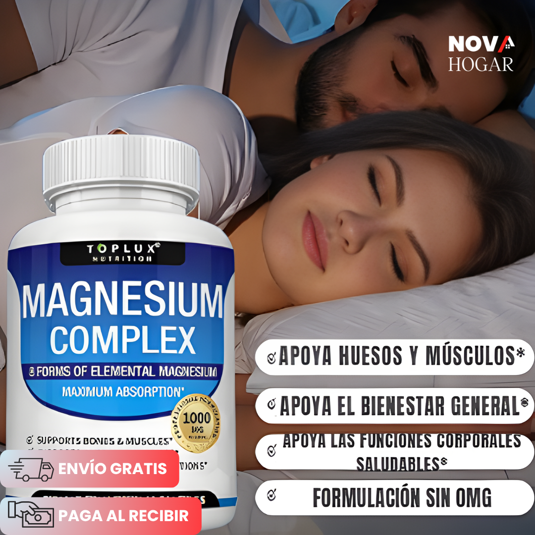 2X1 Magnesium Complex™ Complejo Natural de Magnesio 8 en 1