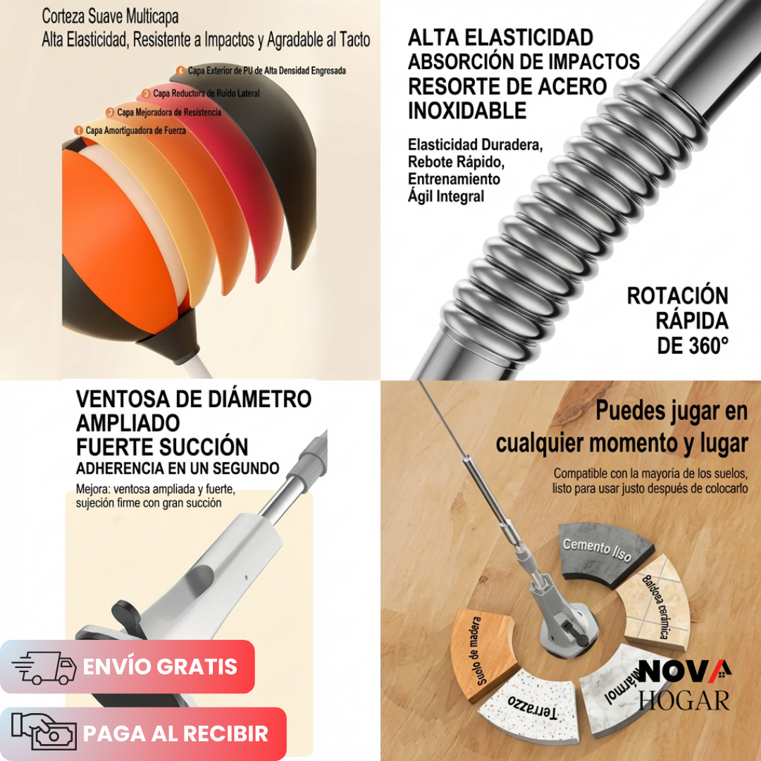 SwiftStrike™ Pera de Boxeo con Soporte Ajustable