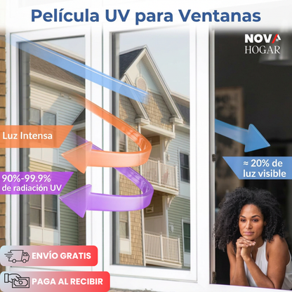 LuxeTint™ Polarizado de Privacidad para Ventanas