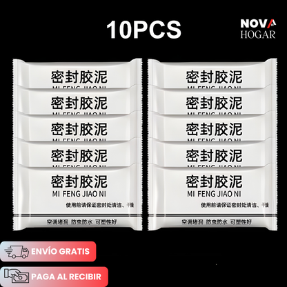 Pack x10 EcoSeal™ Masillas Selladoras Ecológicas e Impermeables