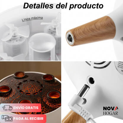 AuraSync™ Difusor De Aromaterapia Efecto Medusa