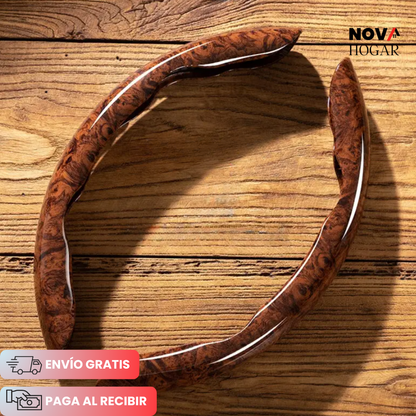 WoodGrip™ Funda Antideslizante Segura para Volante
