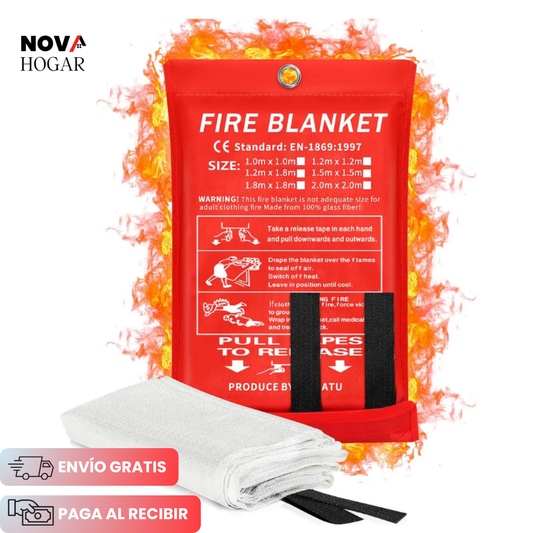 BlazeShield™ Manta Ignífuga de Emergencia