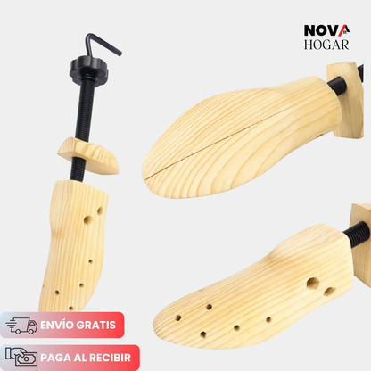 StretchShoe™ Horma de Madera Expansora de Zapatos