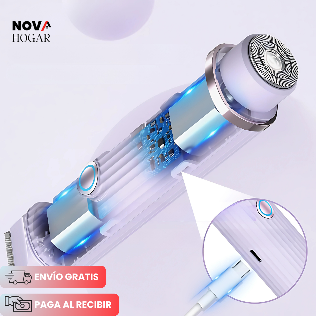 PureTrim™ Depilador de Doble Cabezal para Dama
