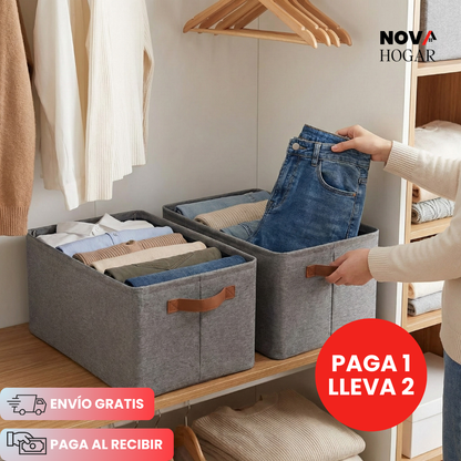 2x1 FoldMaster™ Caja Organizador Plegable Reforzada