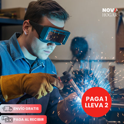 2x1 WeldGuard™ Gafas de Soldar Fotosensibles