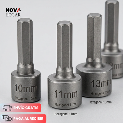 QuickSocket™ Kit de 14 Copas para Taladro