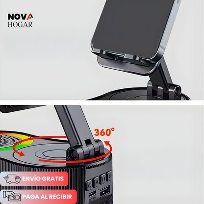 VisiBoom™ Soporte de Celular con Amplificador por Inducción