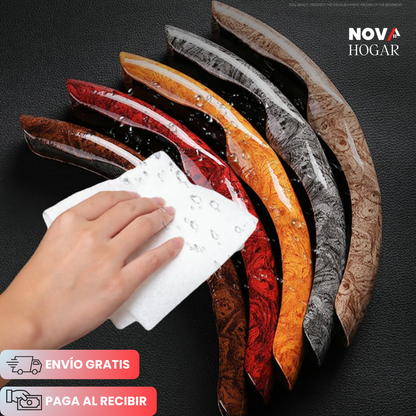 WoodGrip™ Funda Antideslizante Segura para Volante