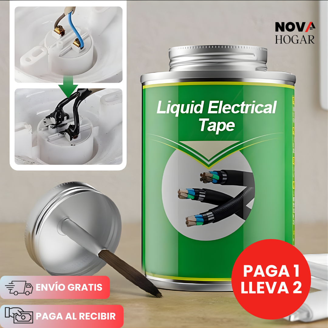 2x1 InstaTape™ Aislante Eléctrico Líquido Impermeable