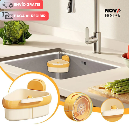 DryCorner™ Cesta Compacta para Fregadero 2 en 1