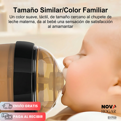 MommyTouch™ Biberón Silicona Sensación Real Materna