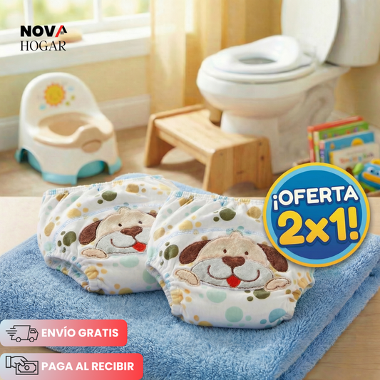 2x1 EcoTot™ Ropa Interior De Entrenamiento para Niños