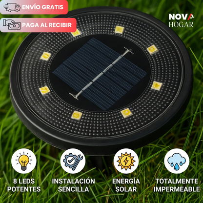 GardenEnvy™ Pack x4 Luces Solares para Jardín