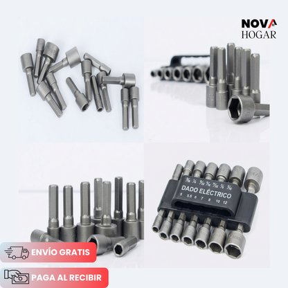 QuickSocket™ Kit de 14 Copas para Taladro