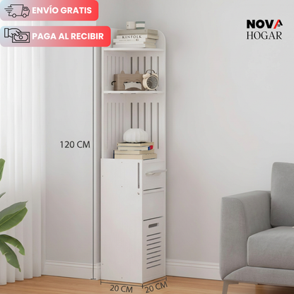 CornerSlim™ Organizador Vertical de Baño Elegante