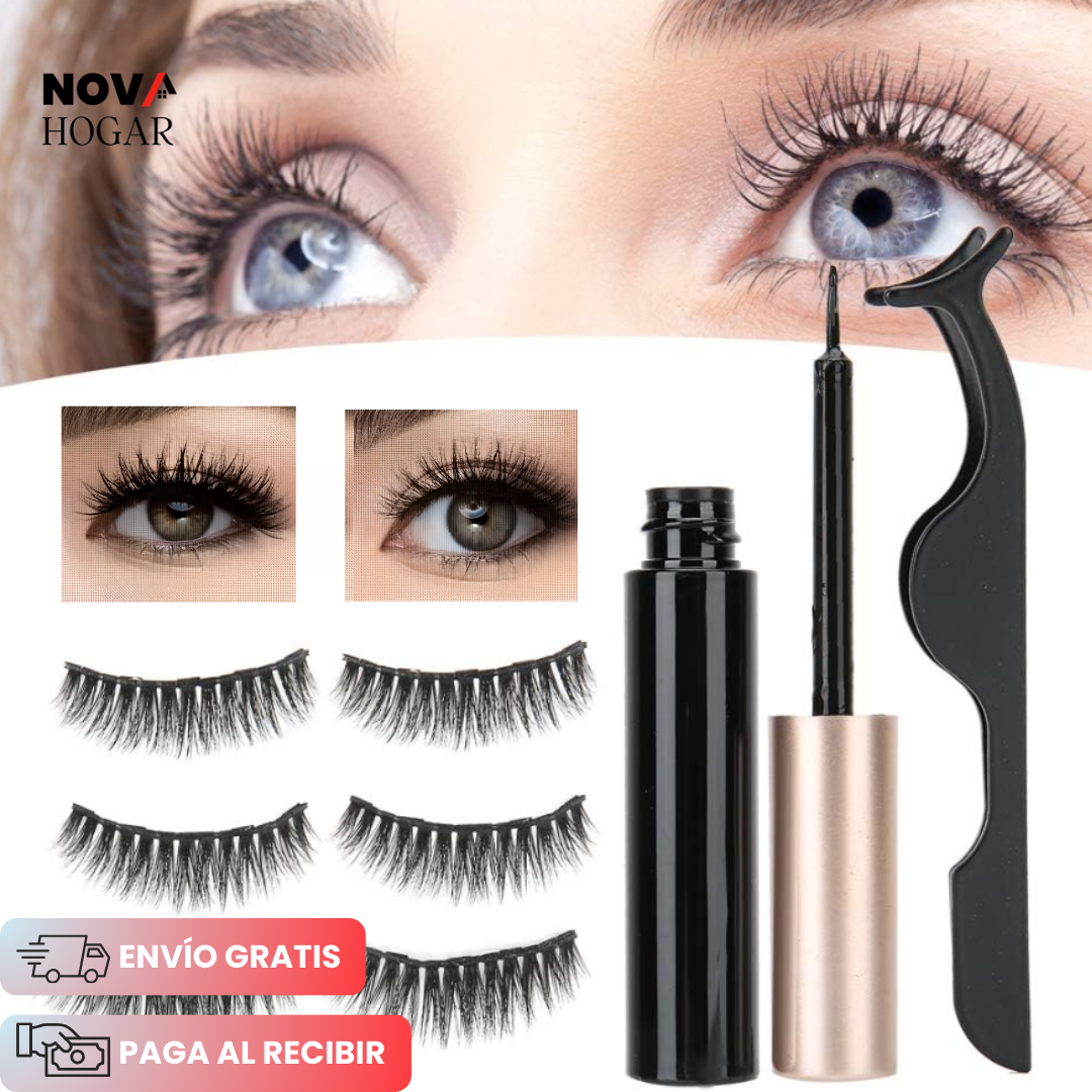 2x1 InstaLash™ Kit de Pestañas Magnéticas Reutilizables