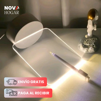 LightNote: Lámpara Moderna de Notas Creativa