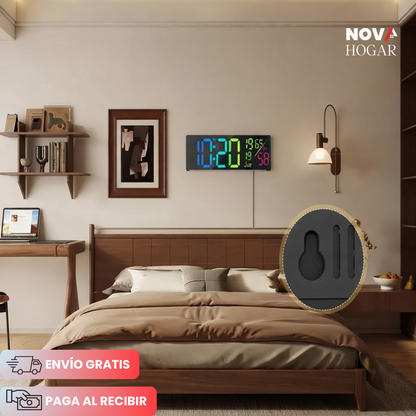 SmarTime™ Reloj Digital de Pared de Gran Tamaño