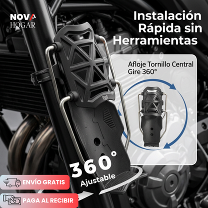 RideHolder™ Porta botellas Plegable para Motocicleta