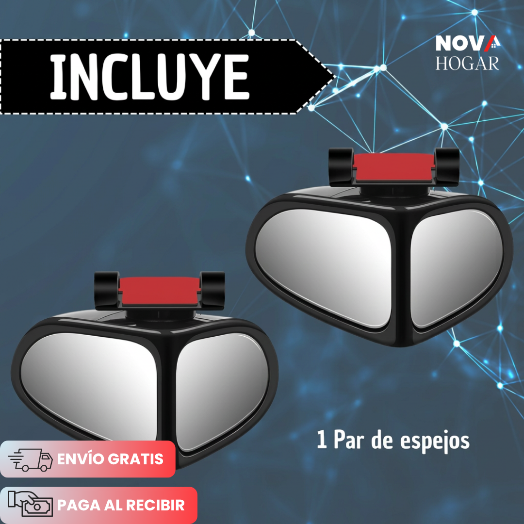 SafeView 360™ Set x2 Espejo Auxiliar De Visión Amplia