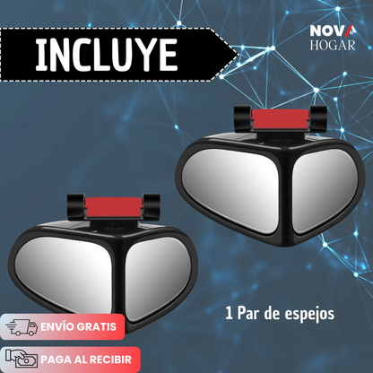 SafeView 360™ Set x2 Espejo Auxiliar De Visión Amplia