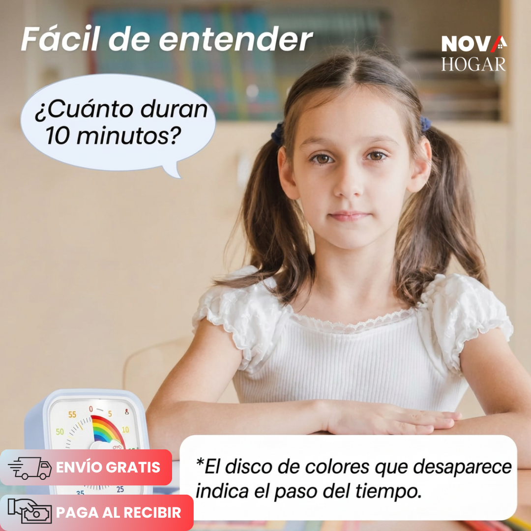 RainbowTime™ Temporizador Visual De Colores para Niños