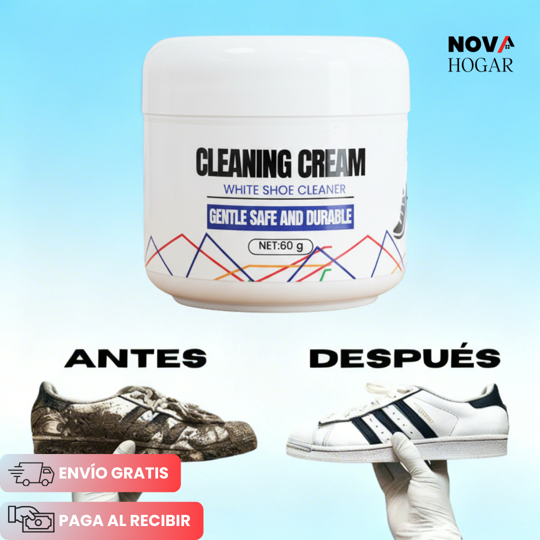 2x1 PureWhite™ Crema Limpiador y Restauradora de Calzado