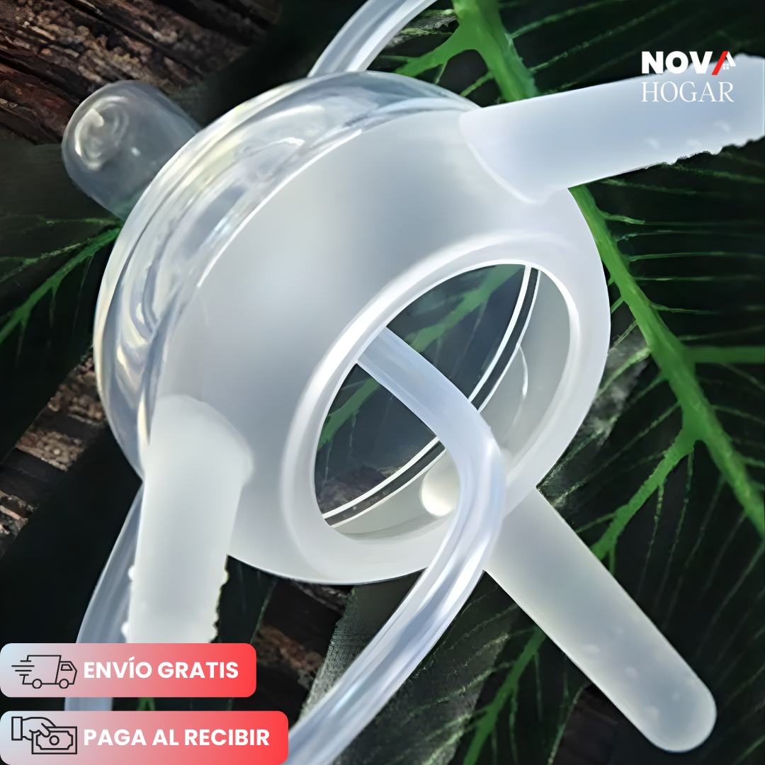 BabyQuiet™ Biberón Manos Libres con Sistema Anticólico