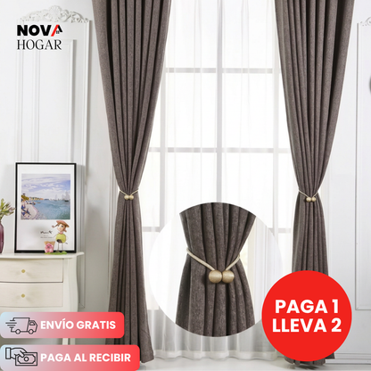 2x1 BohoLuxe™ Elegantes Sujetadores Magnéticos para Cortinas