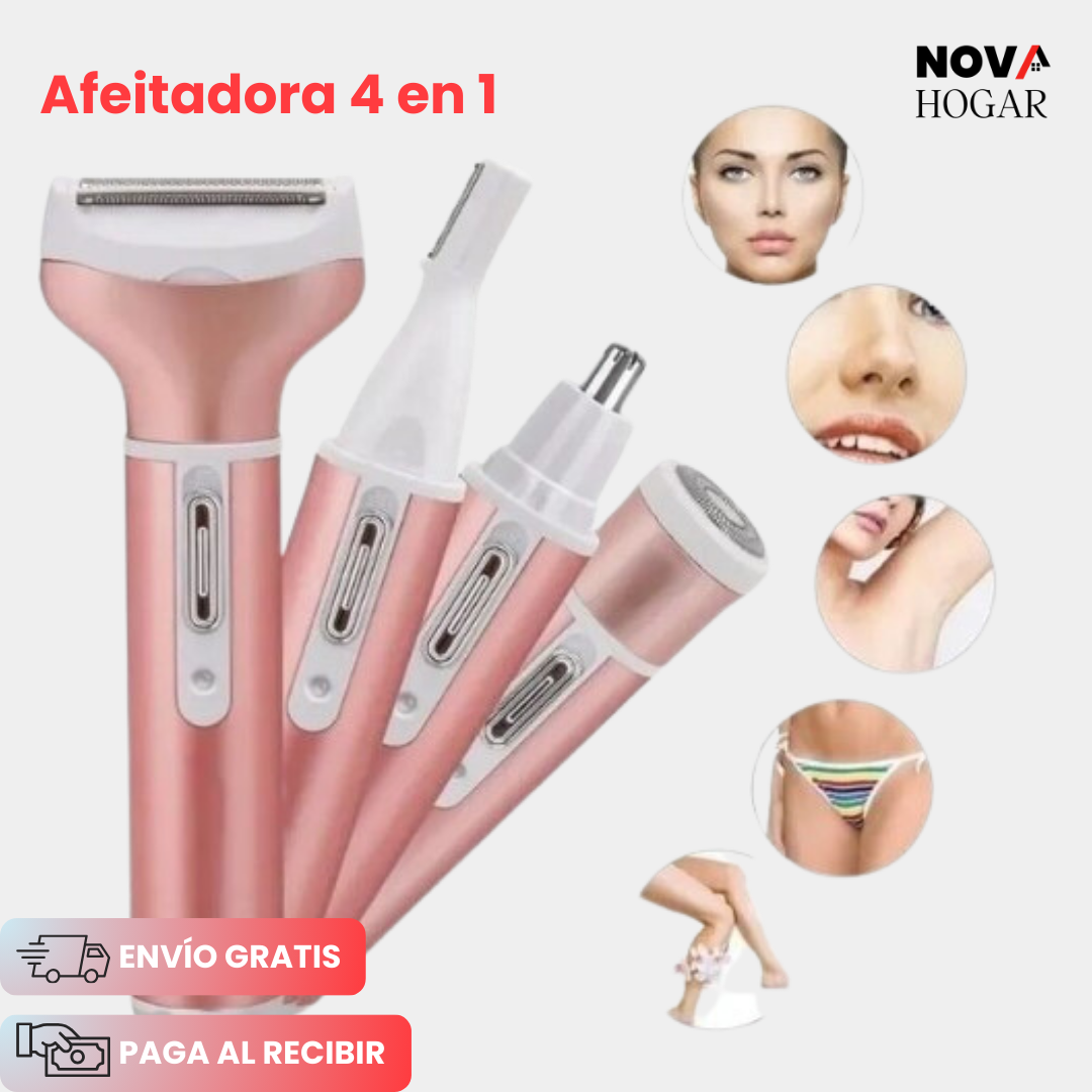 SmoothTouch™ Rasurador Recargable 4 en 1 para Cuerpo Completo