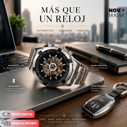 Kroz™ Reloj de Movimiento Automático en Acero