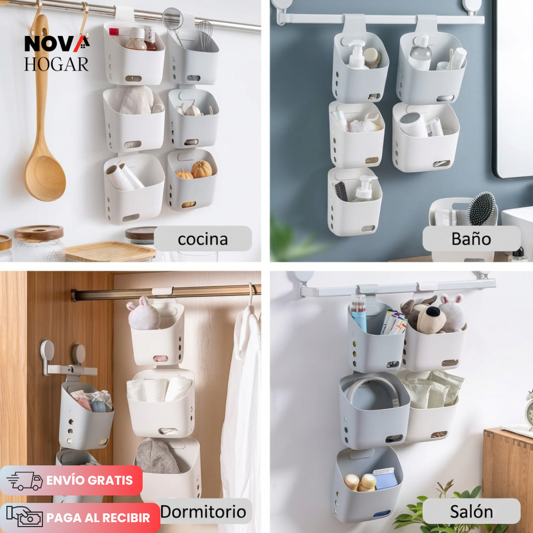 3x1 SmartBin™ Cesta Organizadora Apilable