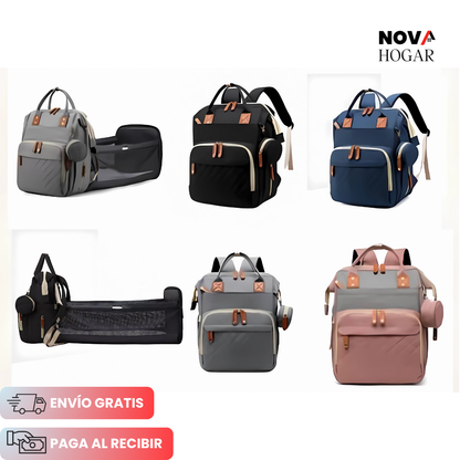 BabyPack™ Pañalera Multifuncional con Cuna