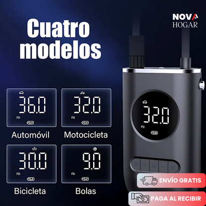 AirNova™ Compresor de Aire Compacto Recargable