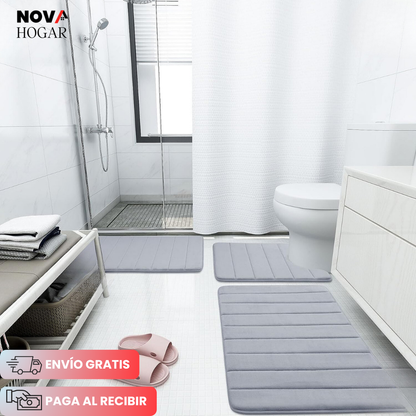 Oferta 2x1 ComfortBath™ Tapete Ultra-Absorbente con Suavidad Premium