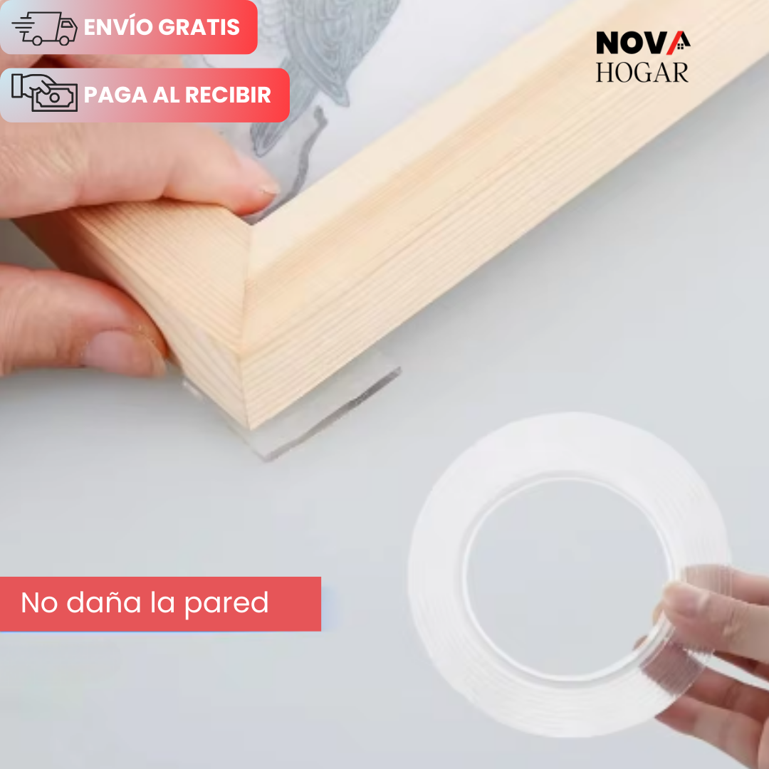 Oferta 2x1: SuperStick™ Cinta Adhesiva Ultrafuerte y Reusable