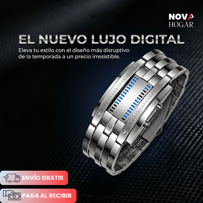 Axiom™ Elegante Reloj Digital Binario para Hombre