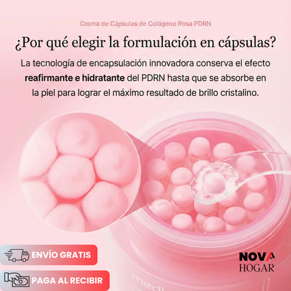 Medicube™ Crema Reafirmante con Cápsulas Pink PDRN de 55gr