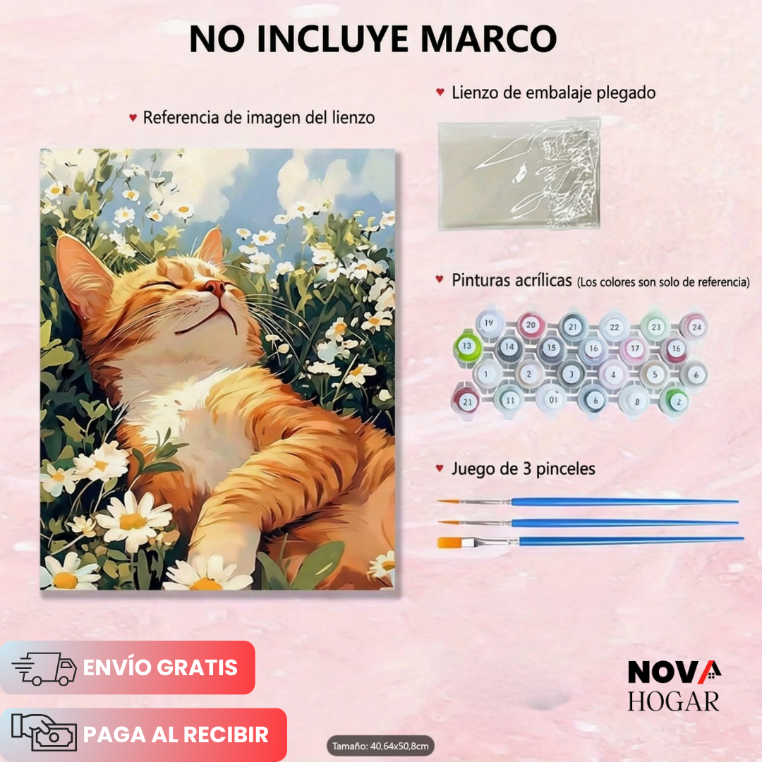 ArtEase™ Kit de Lienzo para Pintura con Números