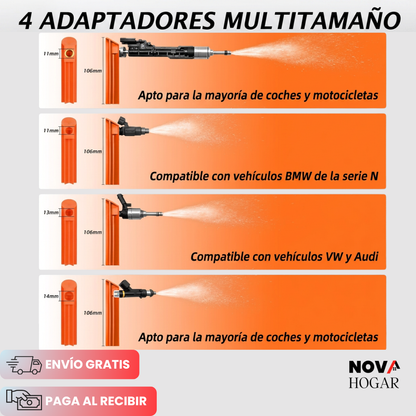 PulseClean™ Kit de Limpiador Profesional De Inyectores