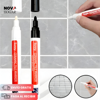 Pack x4 TileMark™ Marcador para Restauración de Juntas de Cerámica