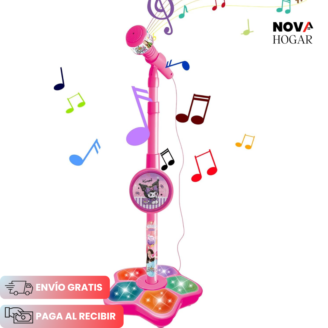 Star K-Pop™ Micrófono Infantil con Luces y Altavoz