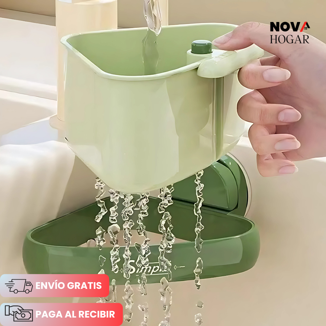 DryCorner™ Cesta Compacta para Fregadero 2 en 1