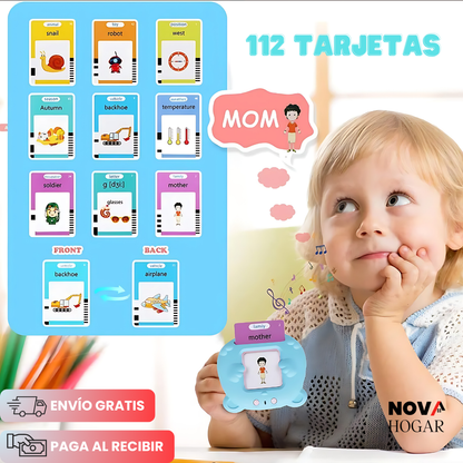 LearnBuddy™ Lector Didáctico de Tarjetas para Aprender inglés
