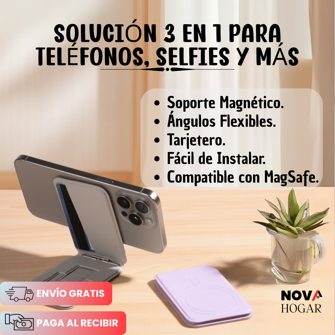 MagStand™ Trípode Magnético 3 en 1