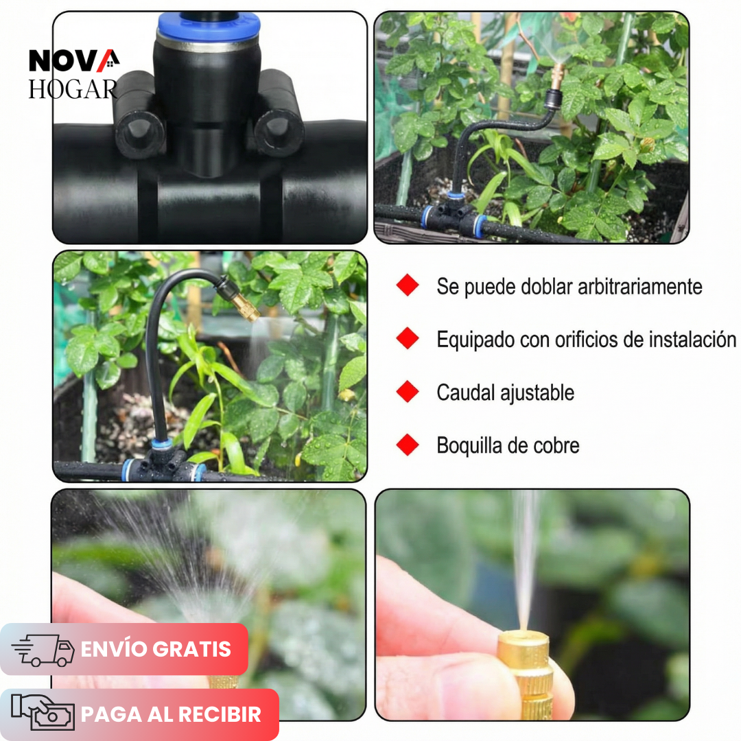 HydroFlexy™ Set de 5 Boquillas Flexibles para Riego de Jardín