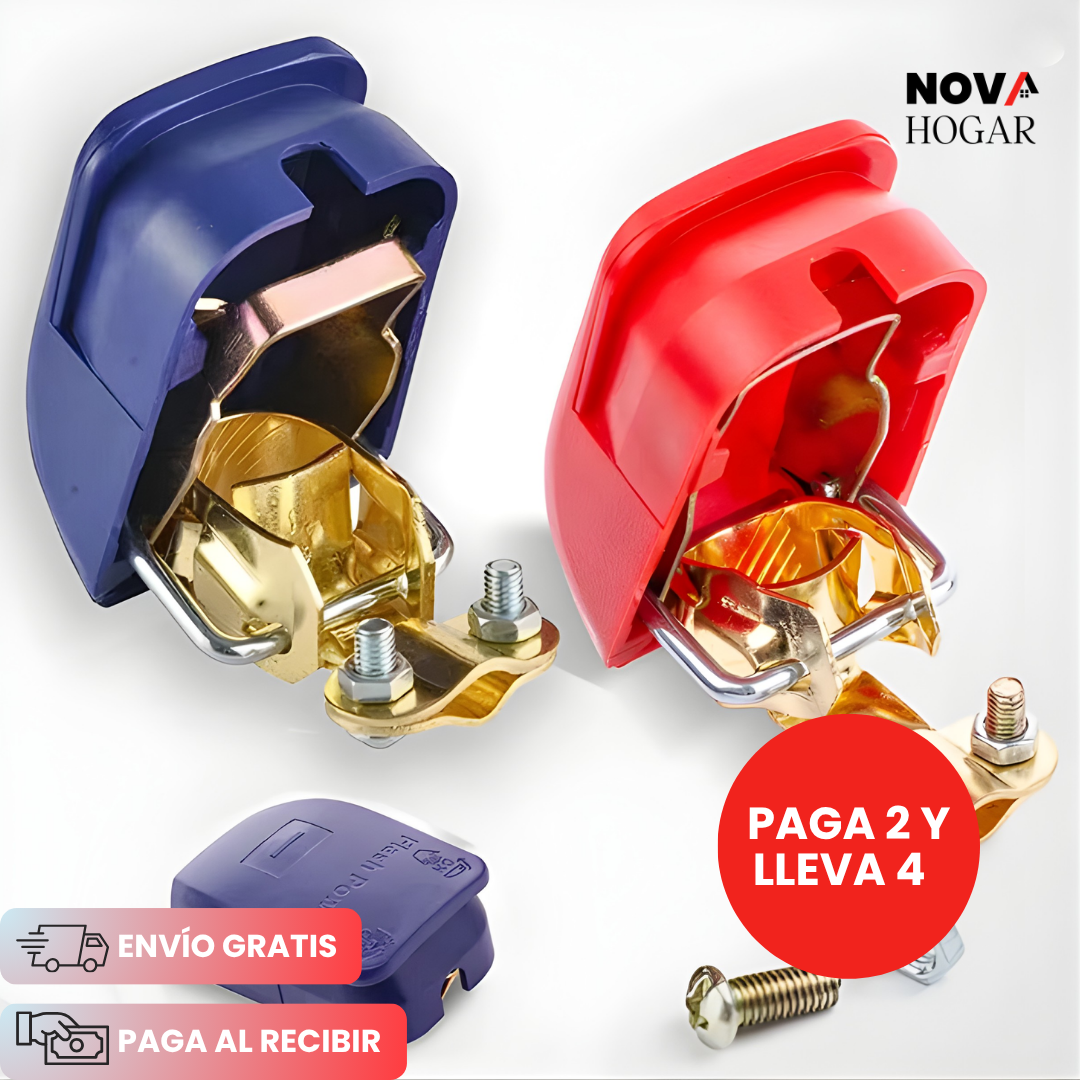 4x2 QuickGuard™ Bornes De Conexión Rápida para Baterías de Carro