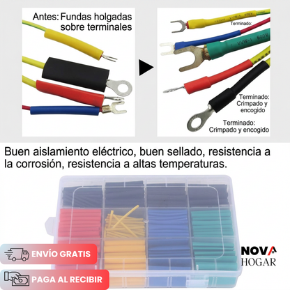 TightWrap™ Kit de 328 Tubos Termocontraíbles